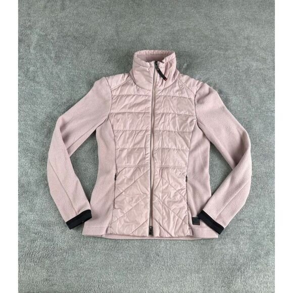 Bogner Fire + Ice Women's Fleece Jacket Pink Size S Quilted Long Sleeve Outdoor - Picture 1 of 9